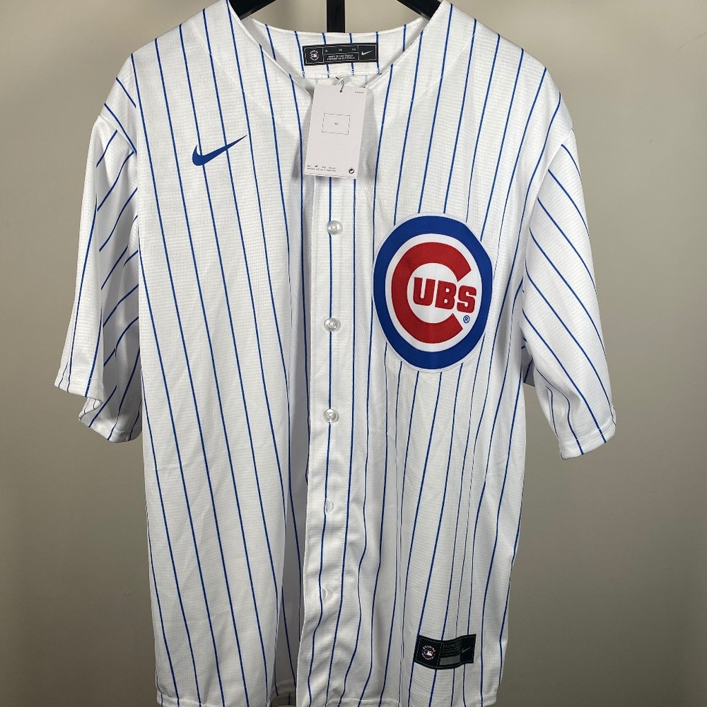 Men's Chicago Cubs Nike White Corgan Jersey
